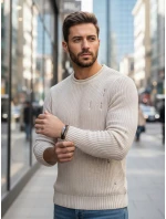 Pánský béžový svetr Dstreet model 21966904 - FashionStreet