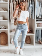 Dámské džínové kalhoty mom fit blue Dstreet model 21985549 - FashionStreet Dámské džínové kalhoty mom fit blue Dstreet model 21985549 - FashionStreet