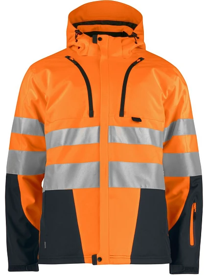 ProJob 6420 Padded Softshell – 3-vrstvová bezpečnostná softshellová bunda 64.6420, výstražná oranžová/čierna ProJob 6420 Padded Softshell – 3-vrstvová bezpečnostná softshellová bunda 64.6420, výstražná oranžová/čierna