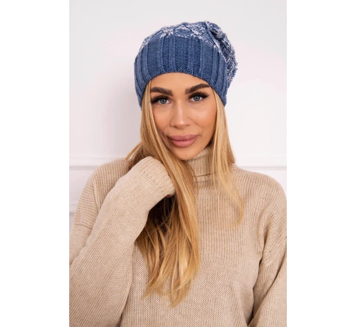 Milano fleecová čepice K203 denim model 18749927 - K-Fashion