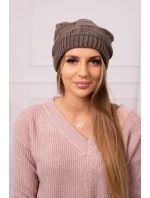 Dámska čiapka Nastia K373 mocca Dámska čiapka Nastia K373 mocca