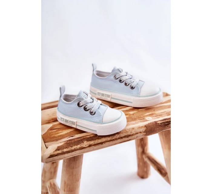 Dětské látkové tenisky BIG STAR model 21594703 Modrá - Big Star Shoes