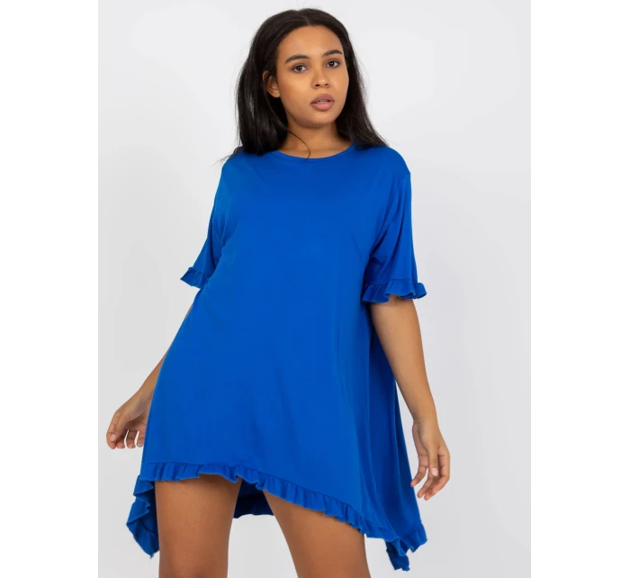 Sukienka RV SK model 21127079 ciemny niebieski - FPrice Sukienka RV SK model 21127079 ciemny niebieski - FPrice