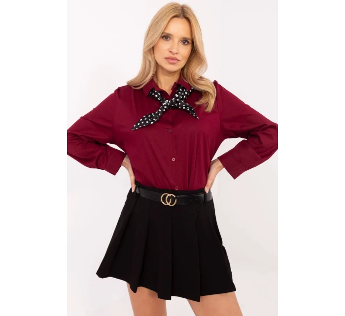 Košeľa s dlhým rukávom model 204365 Taliansko Moda