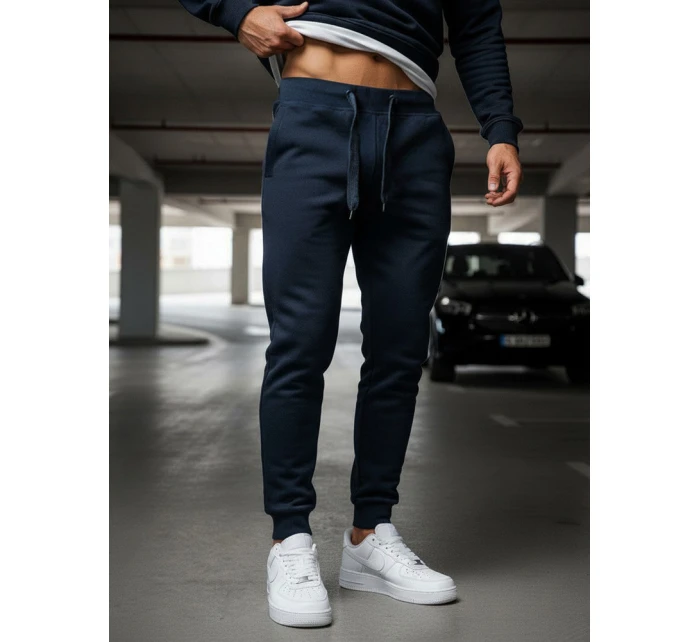 FashionStreet pánske tmavomodré tepláky UX2707 FashionStreet pánske tmavomodré tepláky UX2707