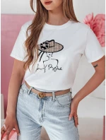 Dámské tričko s potiskem bílé Dstreet model 21986818 - FashionStreet