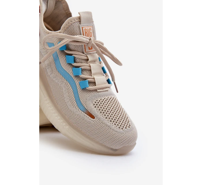 Buty Sportowe Męskie HI-POLY SYSTEM Big Star NN174452 Beżowe