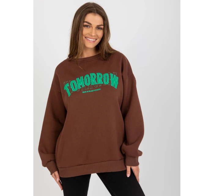 Mikina EM BL 617 7.27 tmavo hnedá