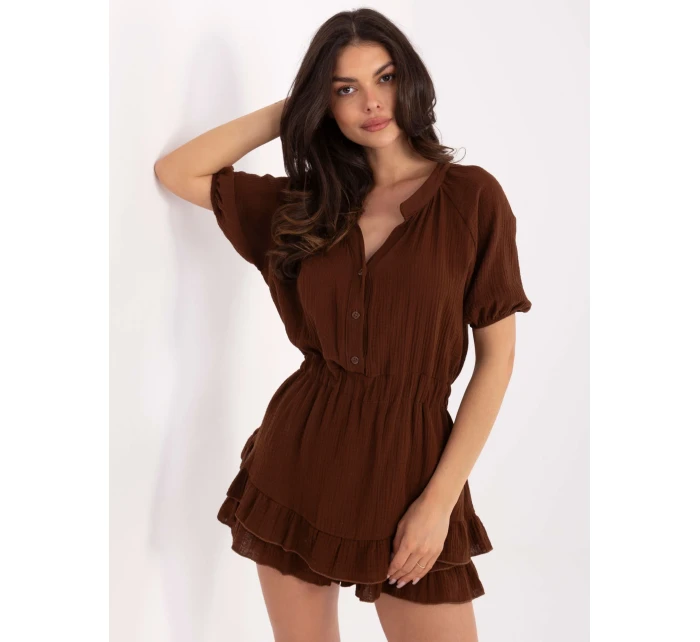 Kombinezon MI KO model 21191075 ciemny brązowy - FPrice