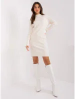 Sukienka PM SK model 18969876 ecru - FPrice Sukienka PM SK model 18969876 ecru - FPrice