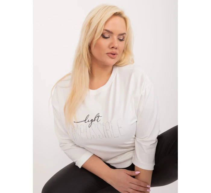 Bluzka RV BZ model 19658658 ecru - FPrice Bluzka RV BZ model 19658658 ecru - FPrice