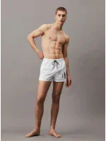 Pánske plavky KM0KM01015 YCD white - Calvin Klein Pánske plavky KM0KM01015 YCD white - Calvin Klein
