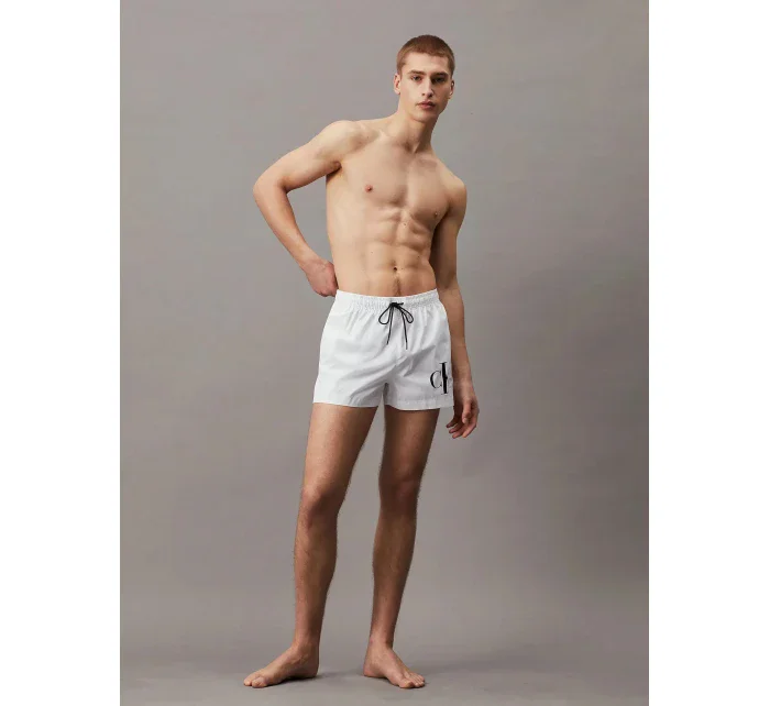 Pánske plavky KM0KM01015 YCD white - Calvin Klein Pánske plavky KM0KM01015 YCD white - Calvin Klein