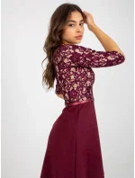 Dámské šaty LK SK model 21884456 fialové - Lakerta