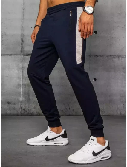 Pánské tmavě modré tepláky Dstreet model 21963186 - FashionStreet