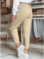 Dámské chinos kalhoty tmavě béžové Dstreet model 21986285 - FashionStreet