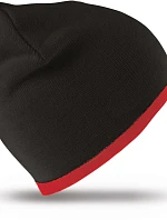 Result Headwear RC 046X Obojstranná pletená čiapka 28.046X čierna/červená