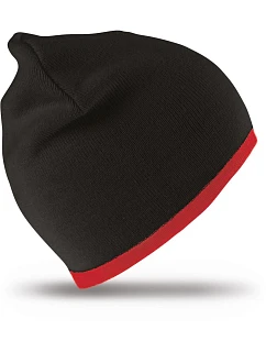 RC Oboustranná pletená čepice 28. black/red model 22424651 - Result Headwear