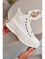 Dámské Tenisky Na Platformě Eko Kůže Big Star model 21669609 Bílé - Big Star Shoes