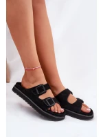 Dámské Zamszové Klapky S  Černé model 21694692 - D.Franklin