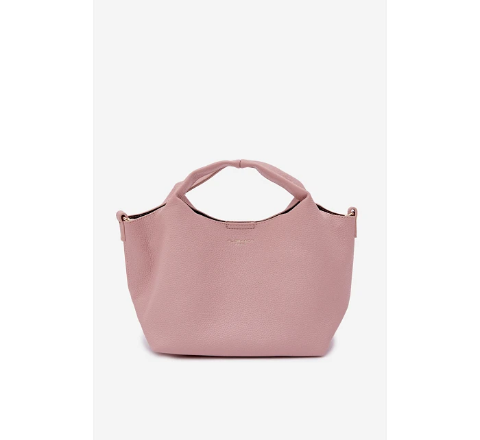 Růžová kabelka z imitace kůže Corisse