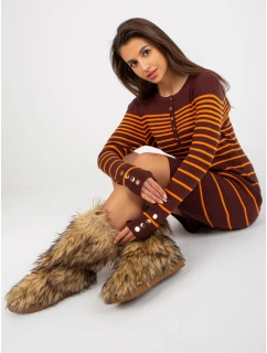 Šaty EM SK NG 2316.12P tmavohnedé