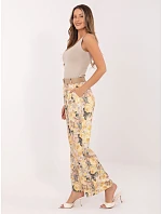 Spodnie IT SP model 22074627 żółty - FPrice Spodnie IT SP model 22074627 żółty - FPrice