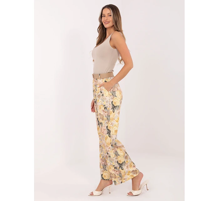 Spodnie IT SP model 22074627 żółty - FPrice Spodnie IT SP model 22074627 żółty - FPrice