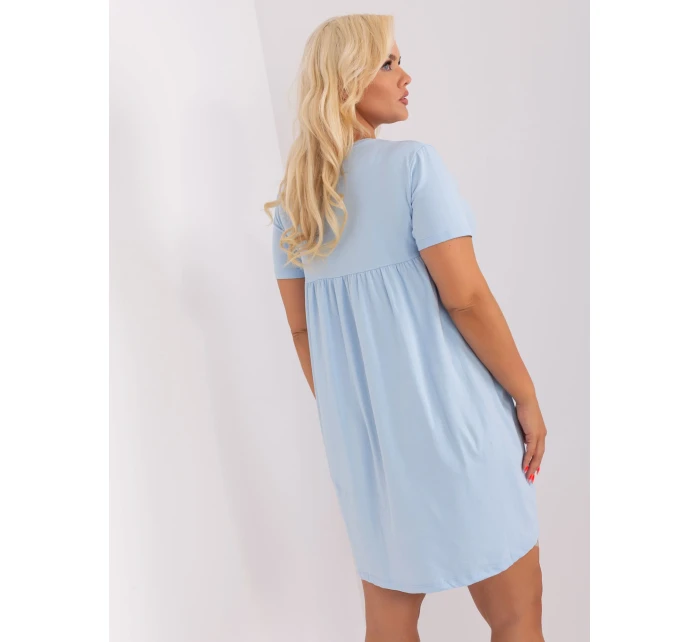 Sukienka RV SK model 18841489 jasny niebieski - FPrice Sukienka RV SK model 18841489 jasny niebieski - FPrice