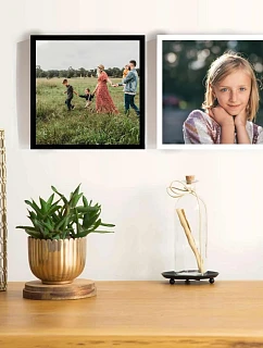 Personalizovaný magický fotorámik – 2x štvorcový 20x20 – fotografia
