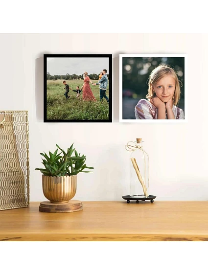 Personalizovaný magický fotorámik – 2x štvorcový 20x20 – fotografia