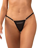 Dámske sexy tangá Violami Hungry black - Obsessive