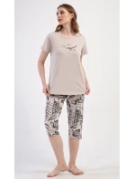 Dámske capri pyžamo Elena Dámske capri pyžamo Elena