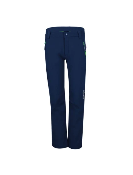 Trollkids Detské softshellové nohavice Fjell navy blue (117-100)