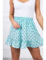 Mätová bodkovaná sukňa