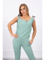 s nápisem tmavě mátový model 18747059 - K-Fashion s nápisem tmavě mátový model 18747059 - K-Fashion