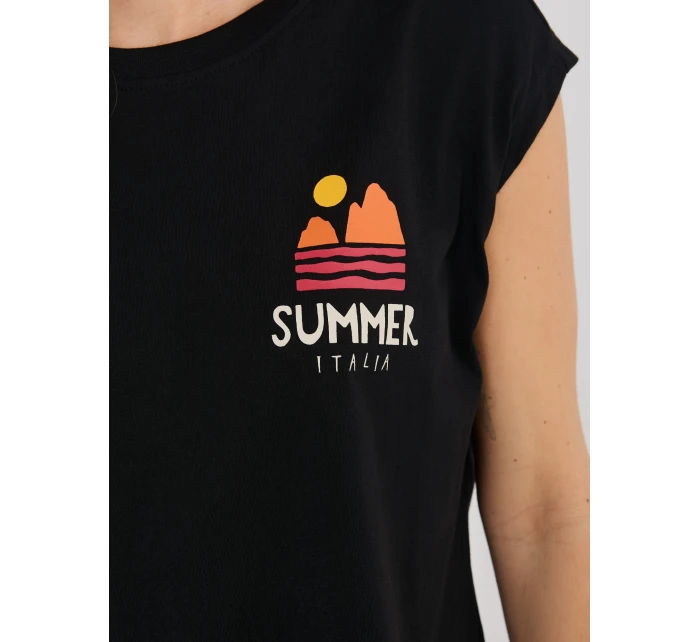 T shirt D12022M02769B czarny