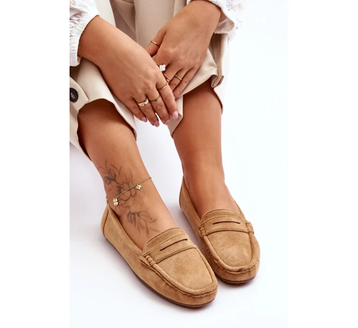 Dámske semišové mokasíny Camel Lenvie Dámske semišové mokasíny Camel Lenvie