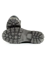 Wrangler Allan Mid pánske sobolie topánky elegantné kožené čierne