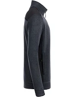 JN Pánská pracovní bunda pletený fleece Strong 02.0 carbon melange/black model 22492779 - Daiber JN Pánská pracovní bunda pletený fleece Strong 02.0 carbon melange/black model 22492779 - Daiber
