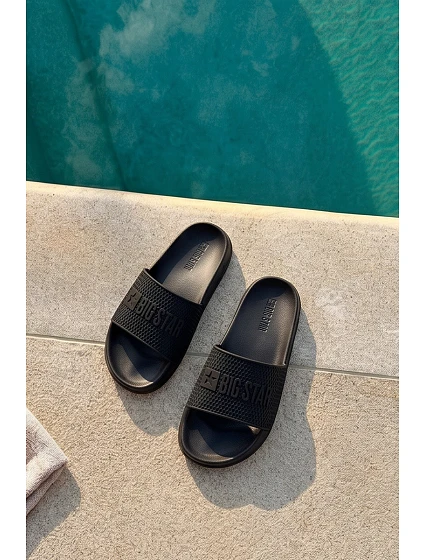 Pánske papuče s penovou podrážkou Big Star SS174356 Black