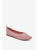 Dámske baleríny Mesh Textile Pink Sarina