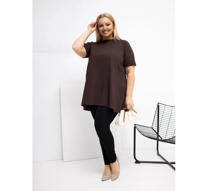 Blúzka RV BZ 7923 1.34P tmavohnedá