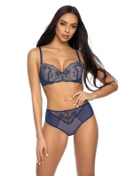 Dámska push-up podprsenka Percy 3530/11 Dark Blue - matná
