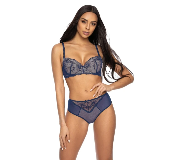 Dámska push-up podprsenka Percy 3530/11 Dark Blue - matná