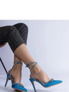 Dámské lodičky na podpatku Světle modrá  Shoes model 21778833 - Inello
