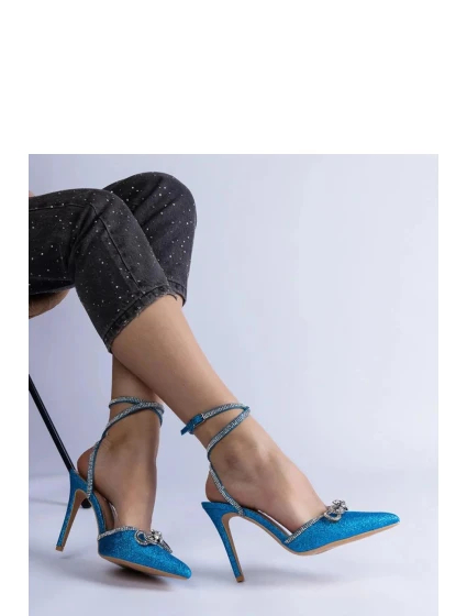 Dámské lodičky na podpatku Světle modrá  Shoes model 21778833 - Inello