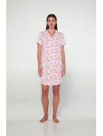 Vamp - Nočná košeľa s gombíkmi a potlačou 20287 - Vamp Vamp - Nočná košeľa s gombíkmi a potlačou 20287 - Vamp