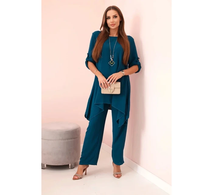 Súprava blúzka + nohavice s námorníckym príveskom