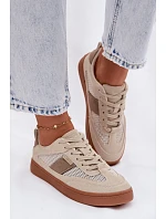 Dámské tenisky Big Star TT274759 Béžové